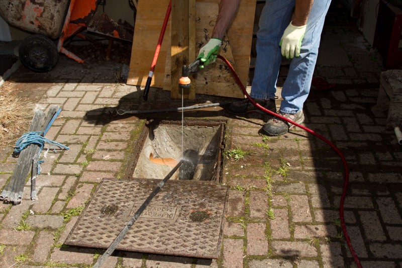 Drain repair work in Worcester Park